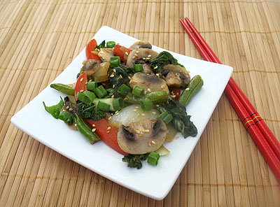 Asian vegetable stir-fry