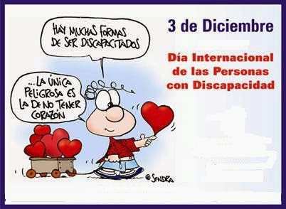 3 DICIEMBRE - Día de las personas con Discapacidad