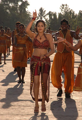 Tamil Actress Meghna Hot Blouse Stills From Movie Krishna Leelai
