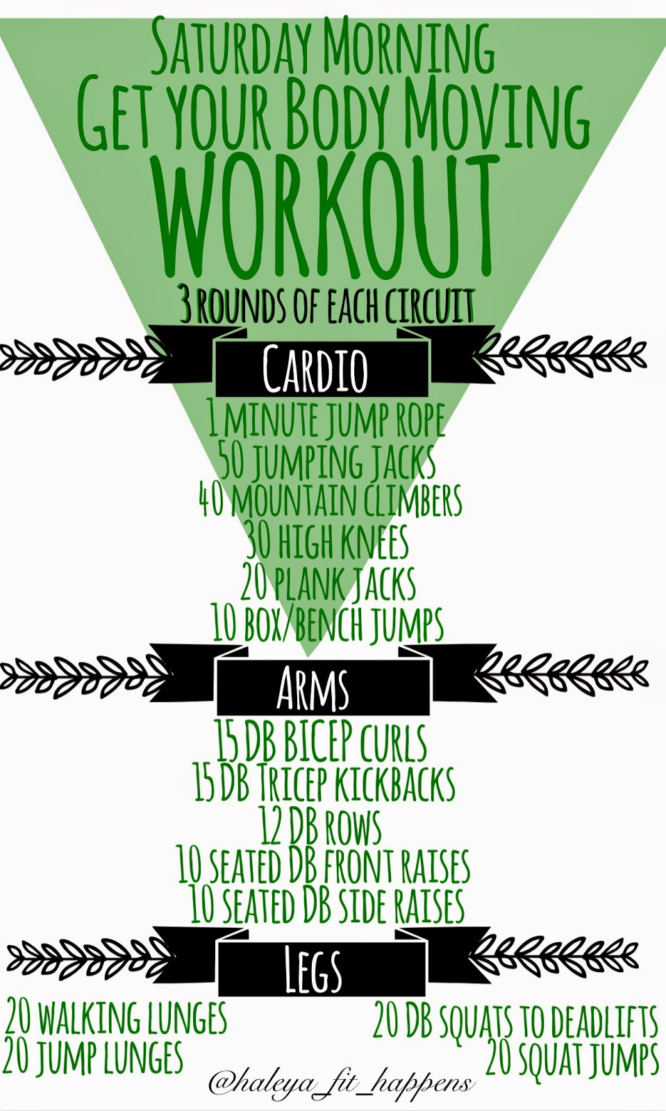 Fit Happens Saturday Morning Get Your Body Moving Workout