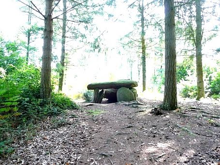 A nearby dolmen