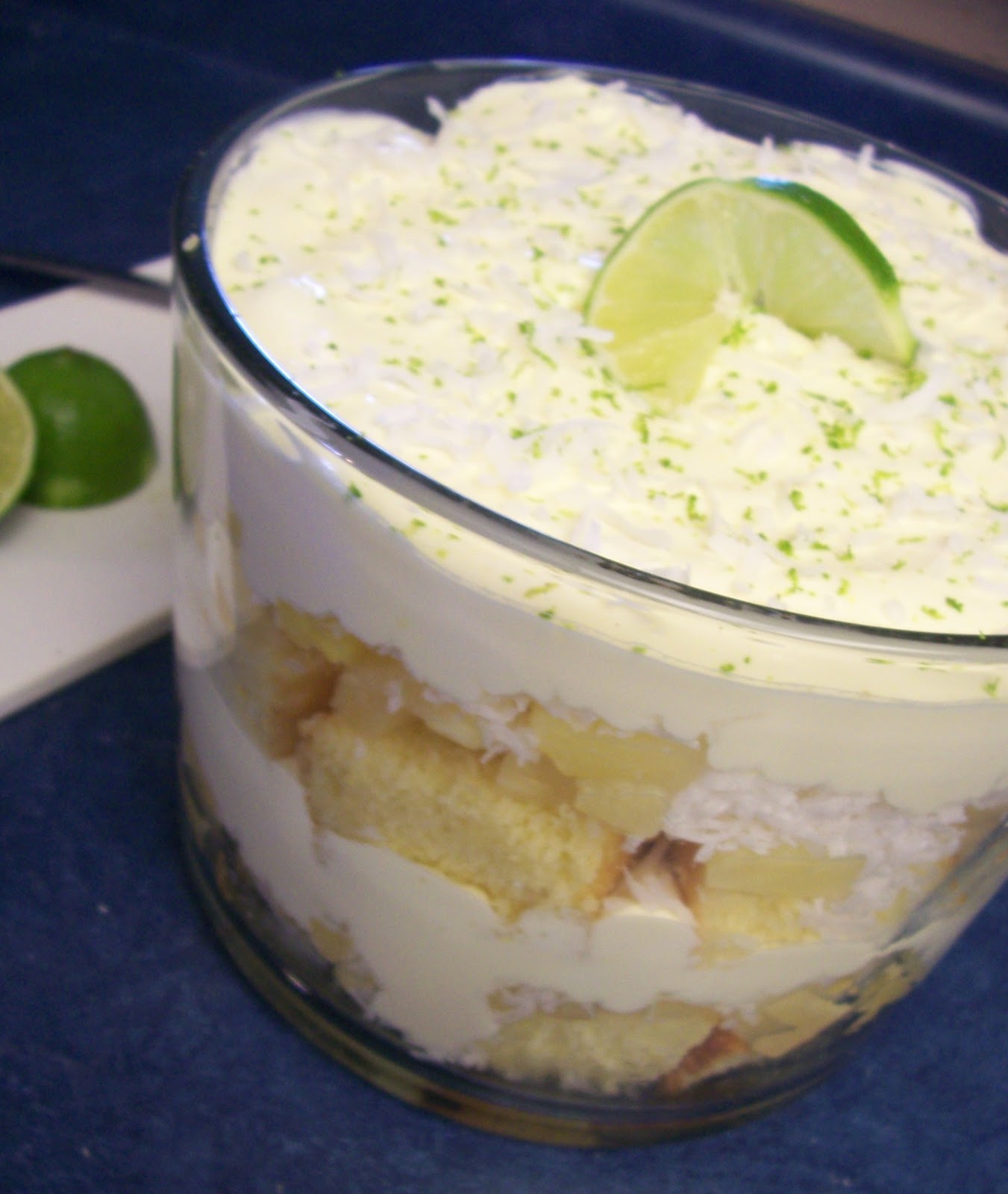 Family Fun Mom Pina Colada Trifle