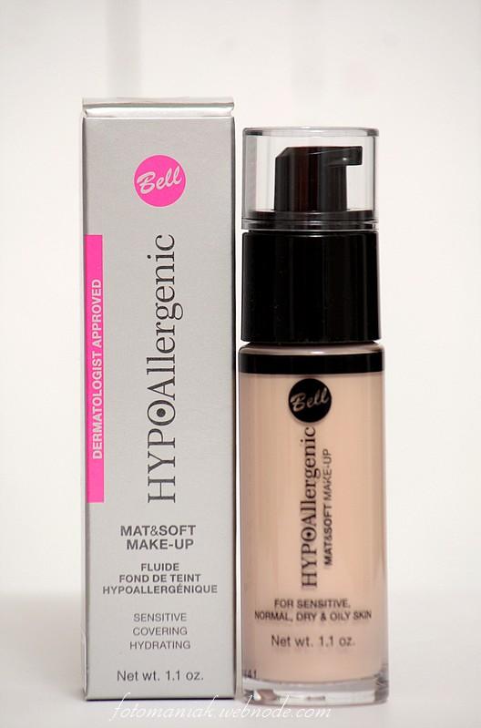 Bell, Hypoallergenic, mat&soft fluide makeup