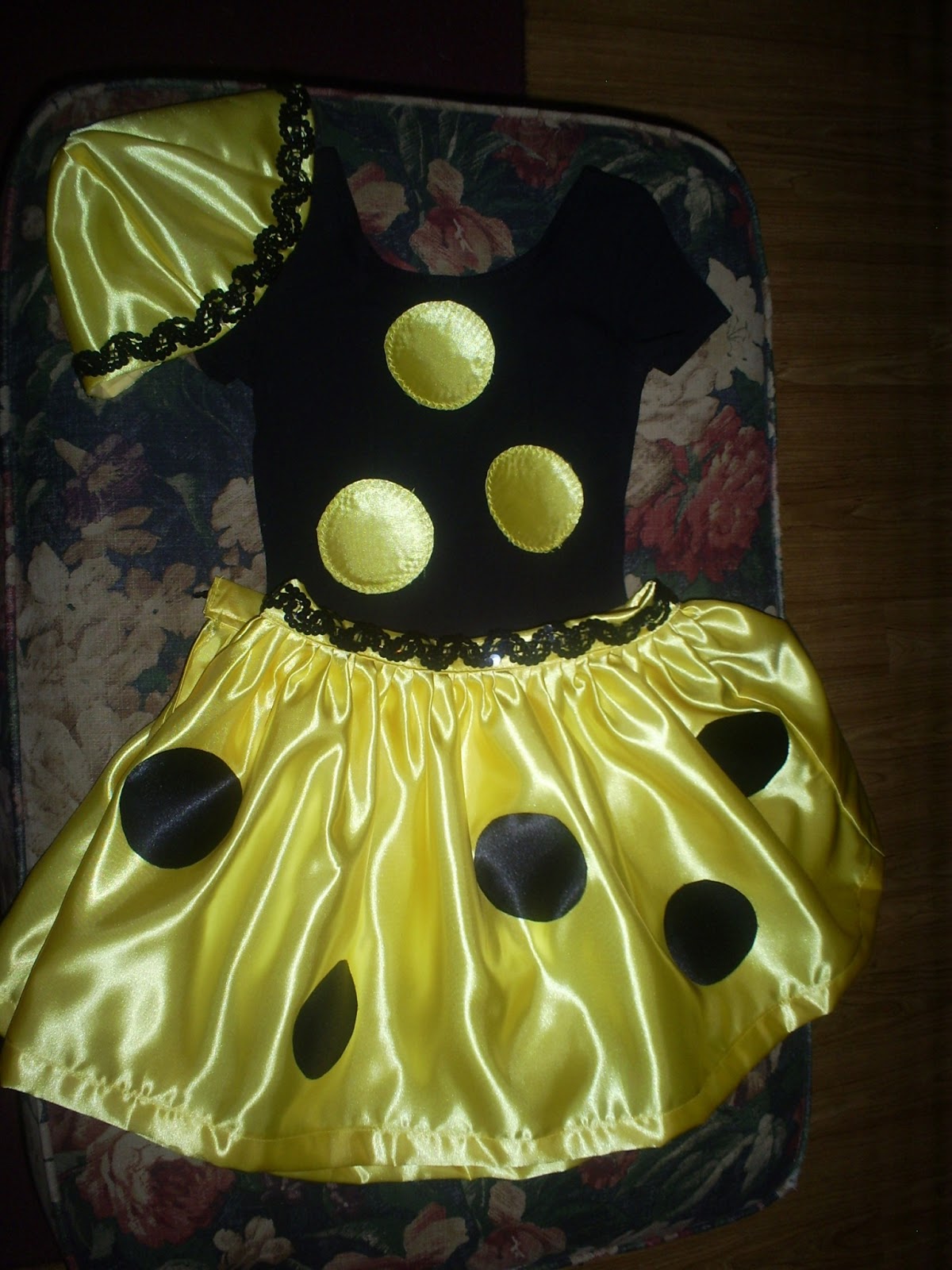 Crochet Forever Yellow Polka Dot costume