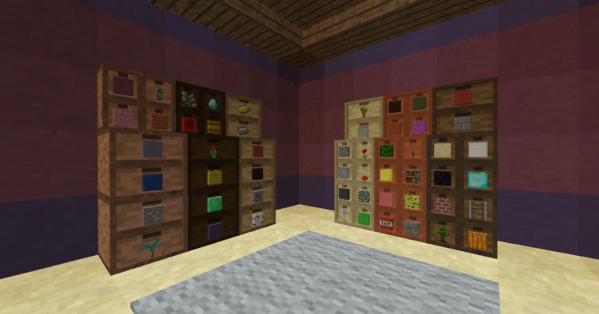 minecraft en txt: Storage Drawers: cajones para almacenar objetos en