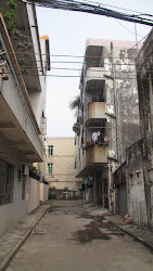 A street scene in Zhongshan.