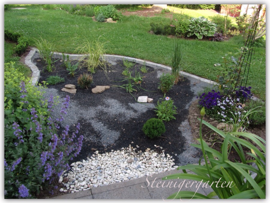 Projekt Kiesbeet Bergblumengarten