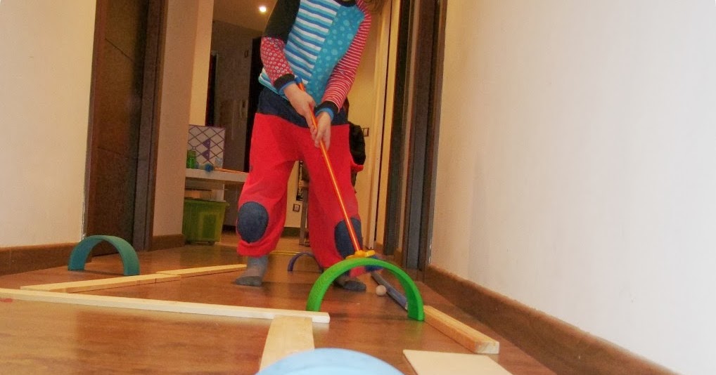 Para mi peque con amor: Mini golf en casa