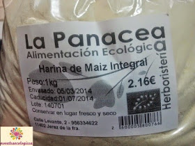 harina de maiz integral ecologica
