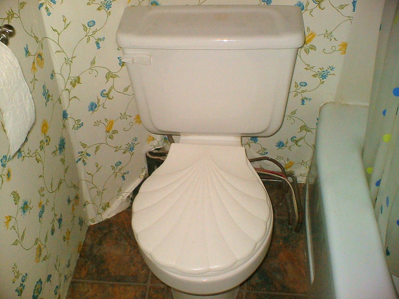 How to Make a Toilet Tank Skirt Color Me Thrifty