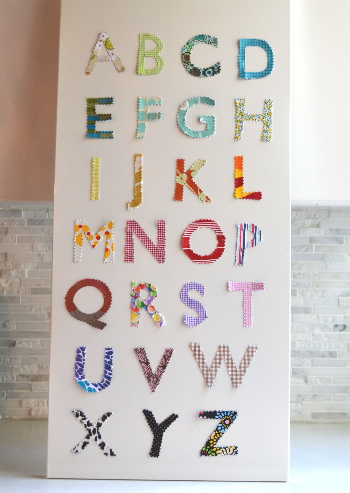 Lovely Shelter DIY letters for kids