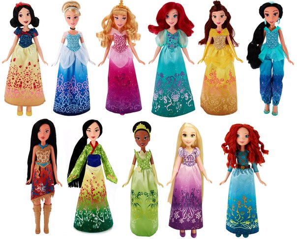 disney princess doll sets