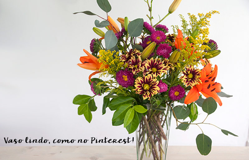 Como montar um vaso de flores perfeito, como os do Pinterest
