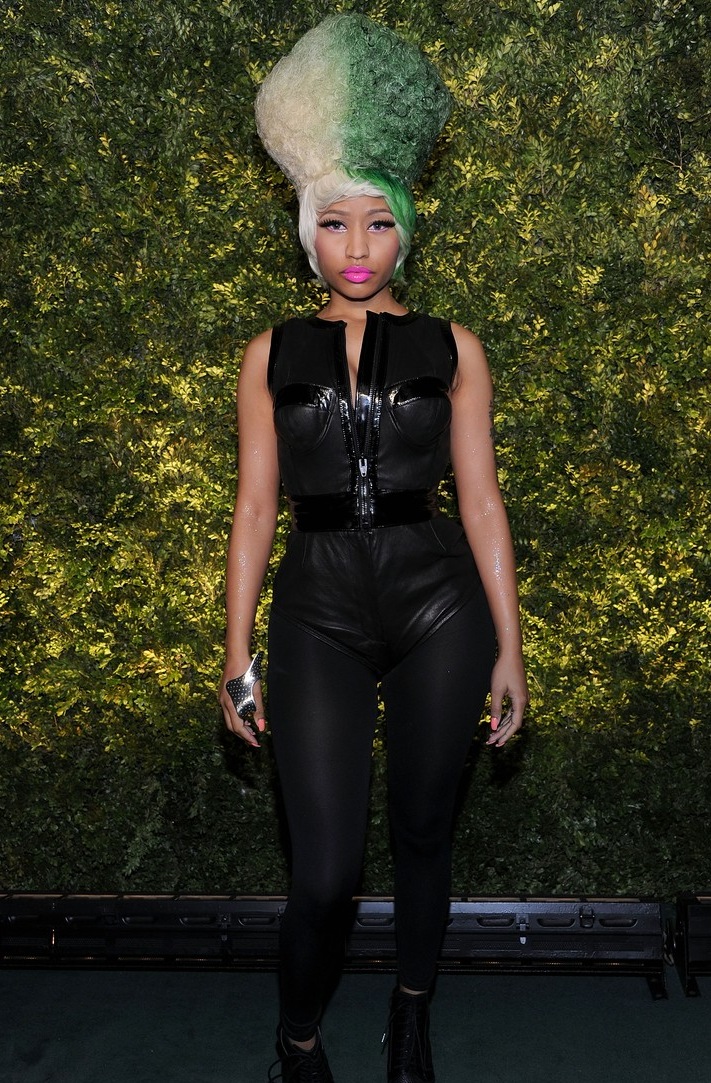 nicki minaj green. dresses nicki minaj green.