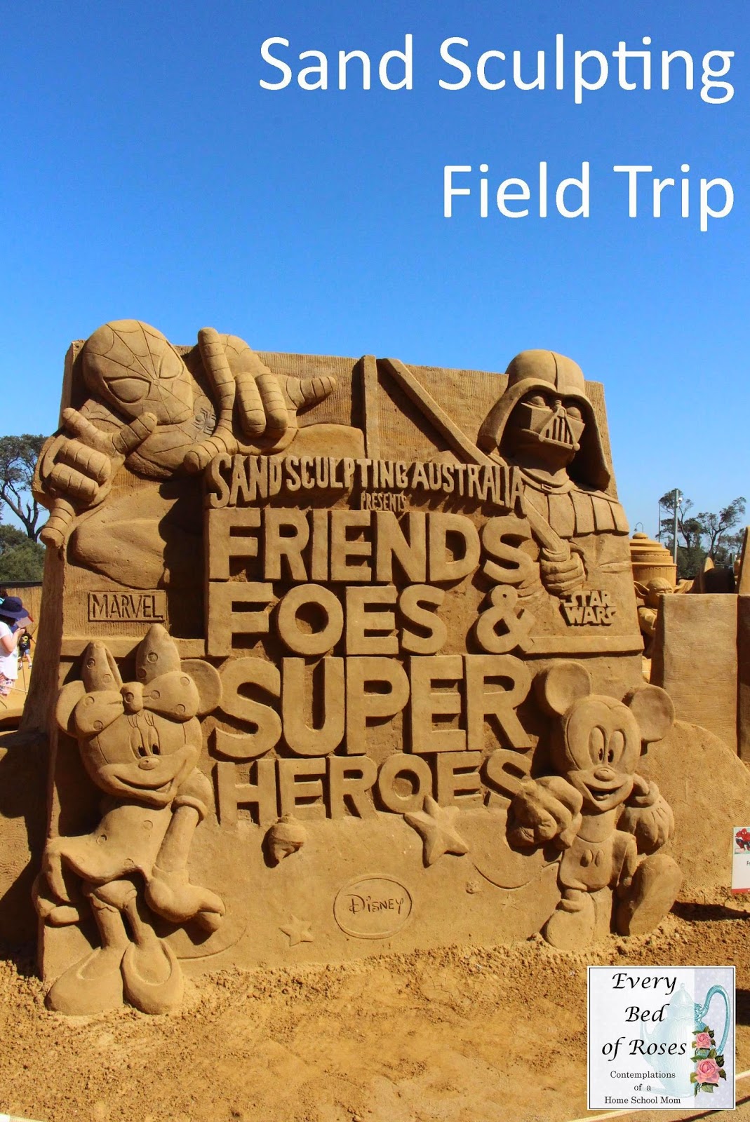 Every Bed of Roses: Sand Sculpting Australia {Field Trip}