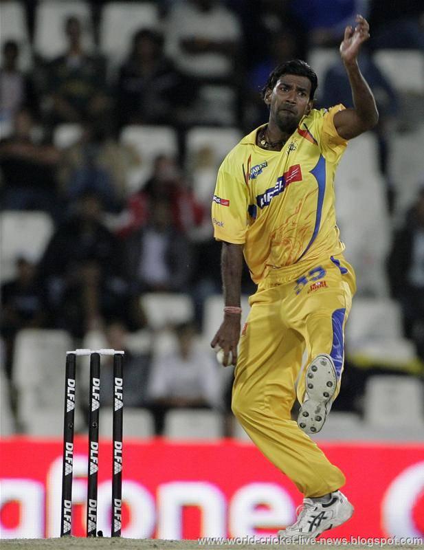 Indian Cricketer Lakshmipathy Balaji world Cricket