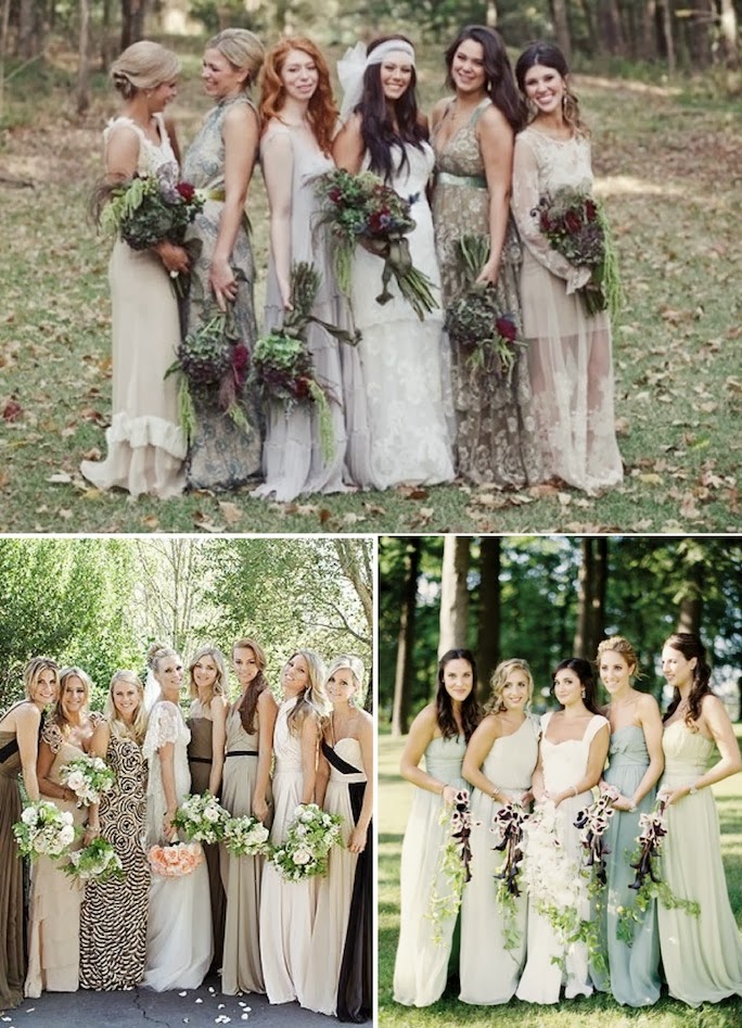 A Bit of Sass Wedding Planning 101 Mismatched Bridesmaid Dresses