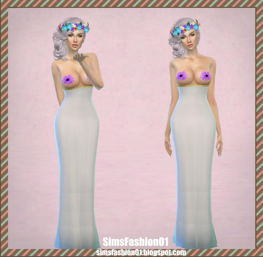 the sims 3 cc wedding dress lace