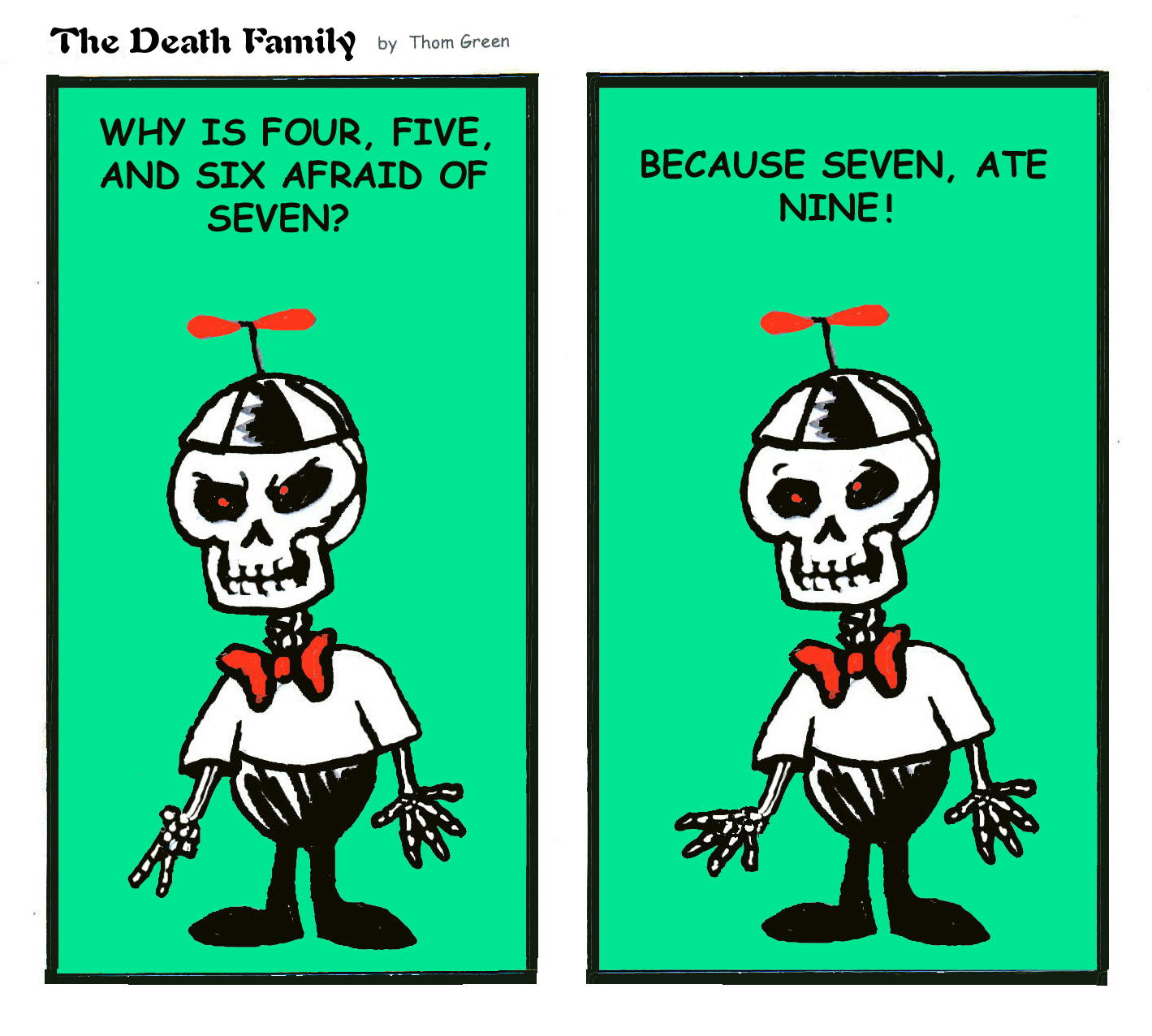 The Death Family by Thom Green Cartoon #17