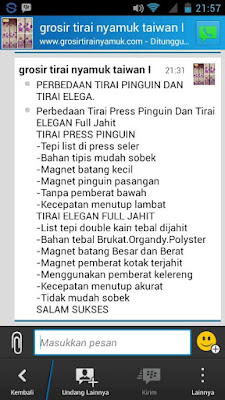 PERBEDAAN TIRAI PINGUIN PRESS DAN TIRAI ELEGAN FULL JAHIT