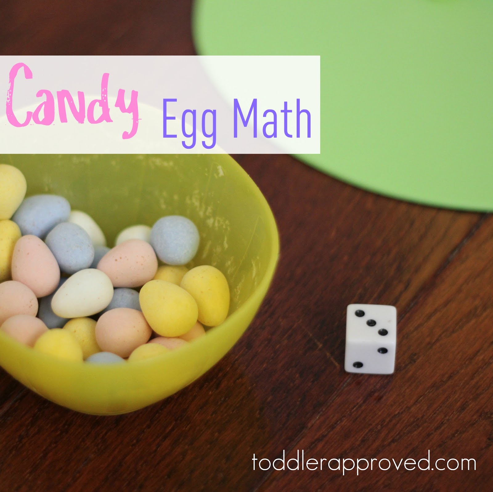 Toddler Approved! Cool Candy Egg Math