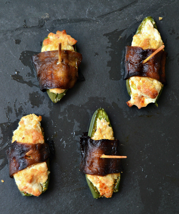 Jalapeno Popper with Eggplant Bacon