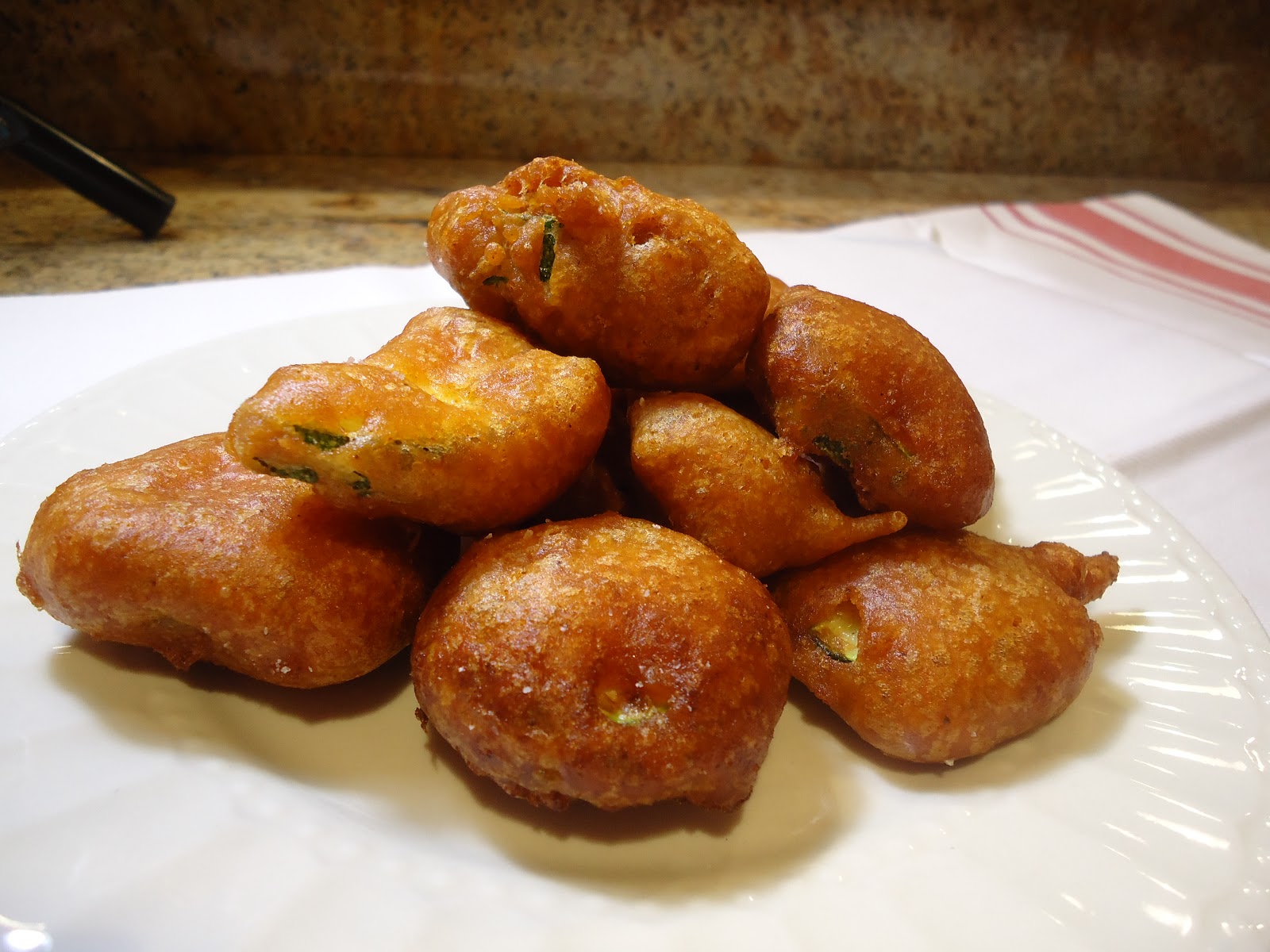 A Hungry Teacher.................... Beer Battered Zucchini