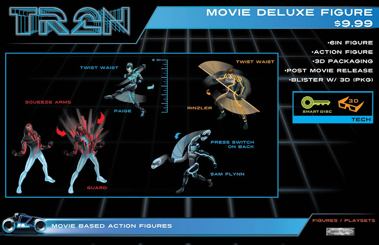 Tron: Legacy Deluxe figures