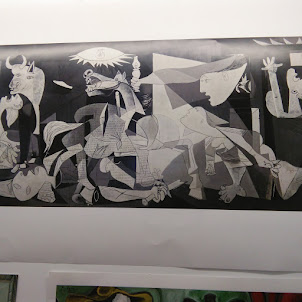 A Printed copy of Picasso's "GUERNICA".