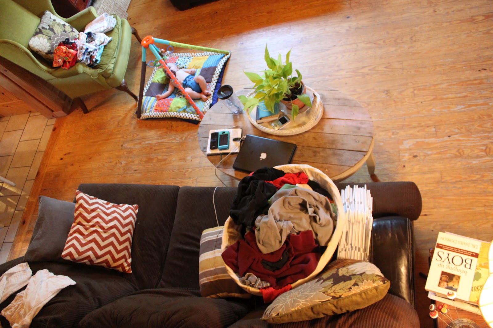 Recycled Interiors Real Life Home Tour Living Room