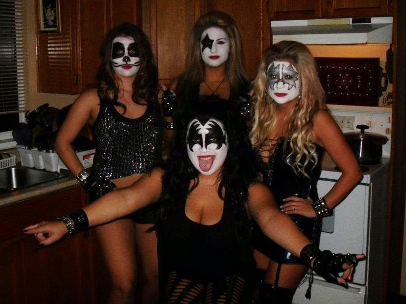 Kiss Ladies Halloween DIY Costumes