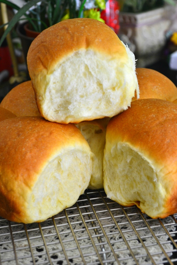Through The Kitchen Door Plain Milky Buns (Kopitiam Milk Buns)