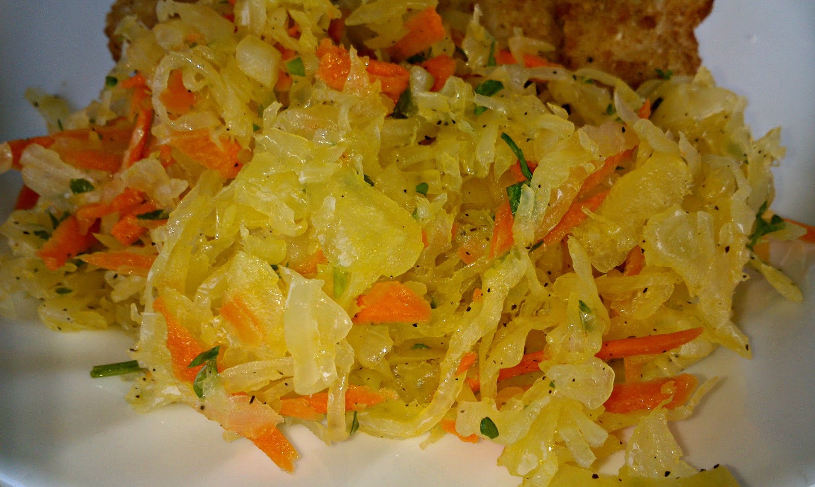 Cooking with Blueberry Sauerkraut and Carrot Side Dish