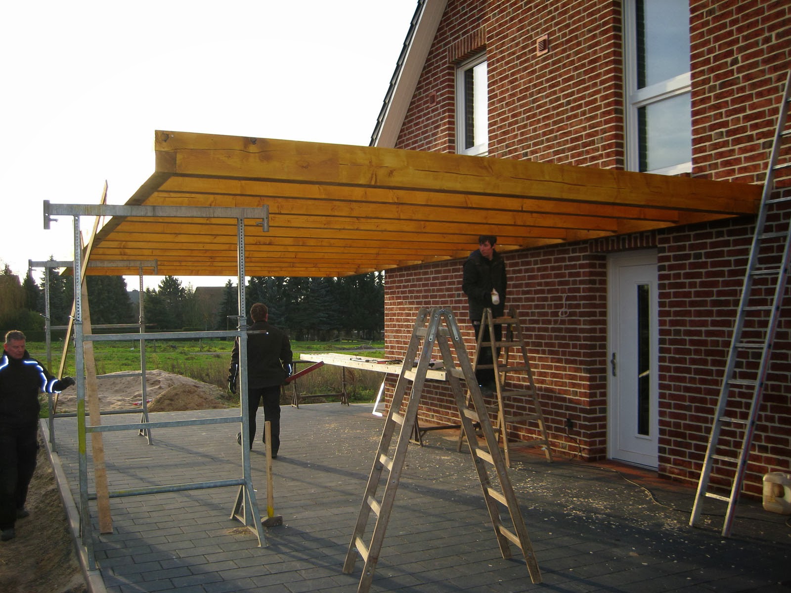 Baublog von Susi und Sven: Carportaufbau Teil 1