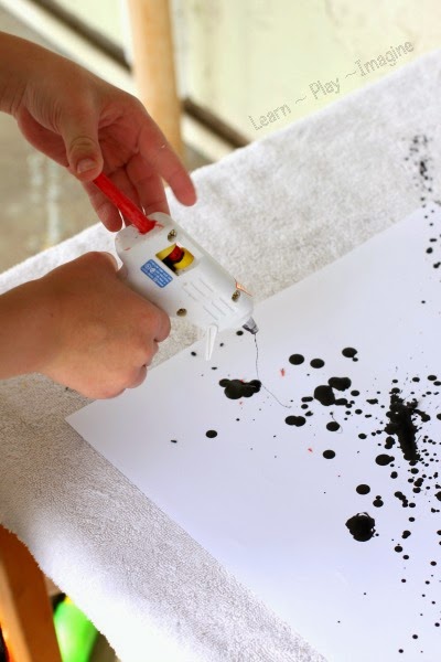 Melted Crayon Art with a Glue Gun ~ Learn Play Imagine