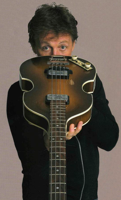 iconic guitar.com: Paul McCartney - Hofner 500/1 Bass