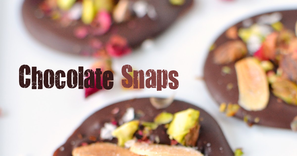 Ooh, Look... Inspiring Chocolate Snaps with Sea Salt
