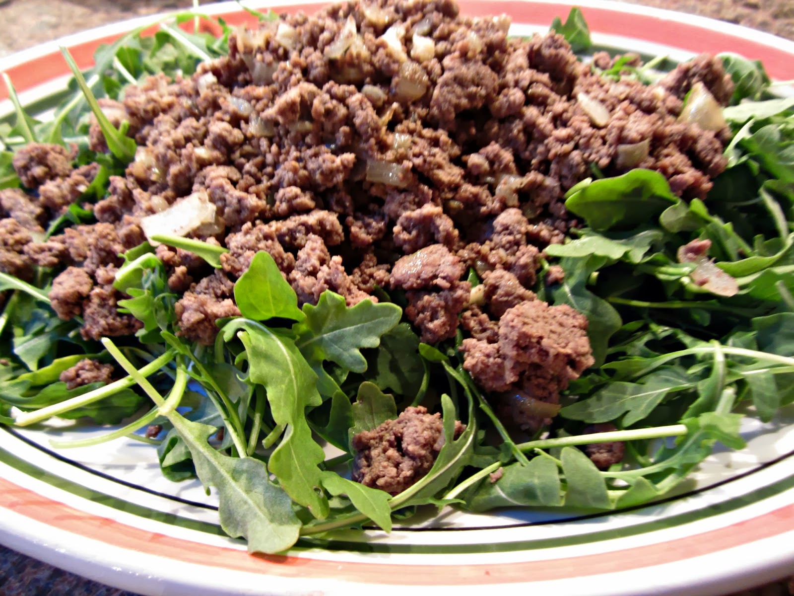 Sweet Magnolia Way Arugula , Beef, and Pasta