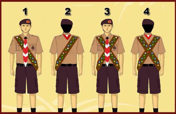 Cara Memasang Tkk Di Baju Pramuka Buku Sekolah