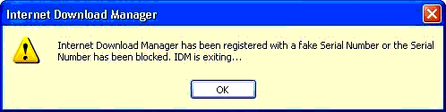 idm fake serial number fix