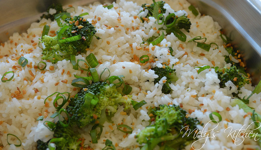 Rice With Broccoli Mely's kitchen