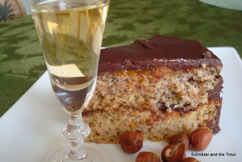 Schnitzel and the Trout Hazelnut Torte and a Giveaway