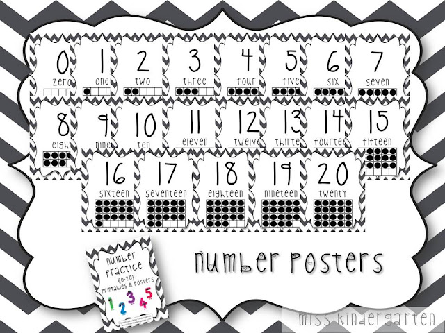 Teaching Numbers - Miss Kindergarten
