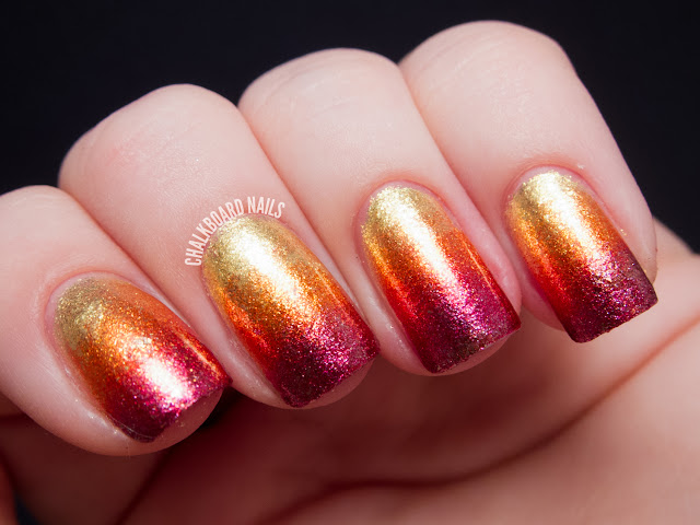 Chalkboard Nails: Sparkle & Smolder Nail Art