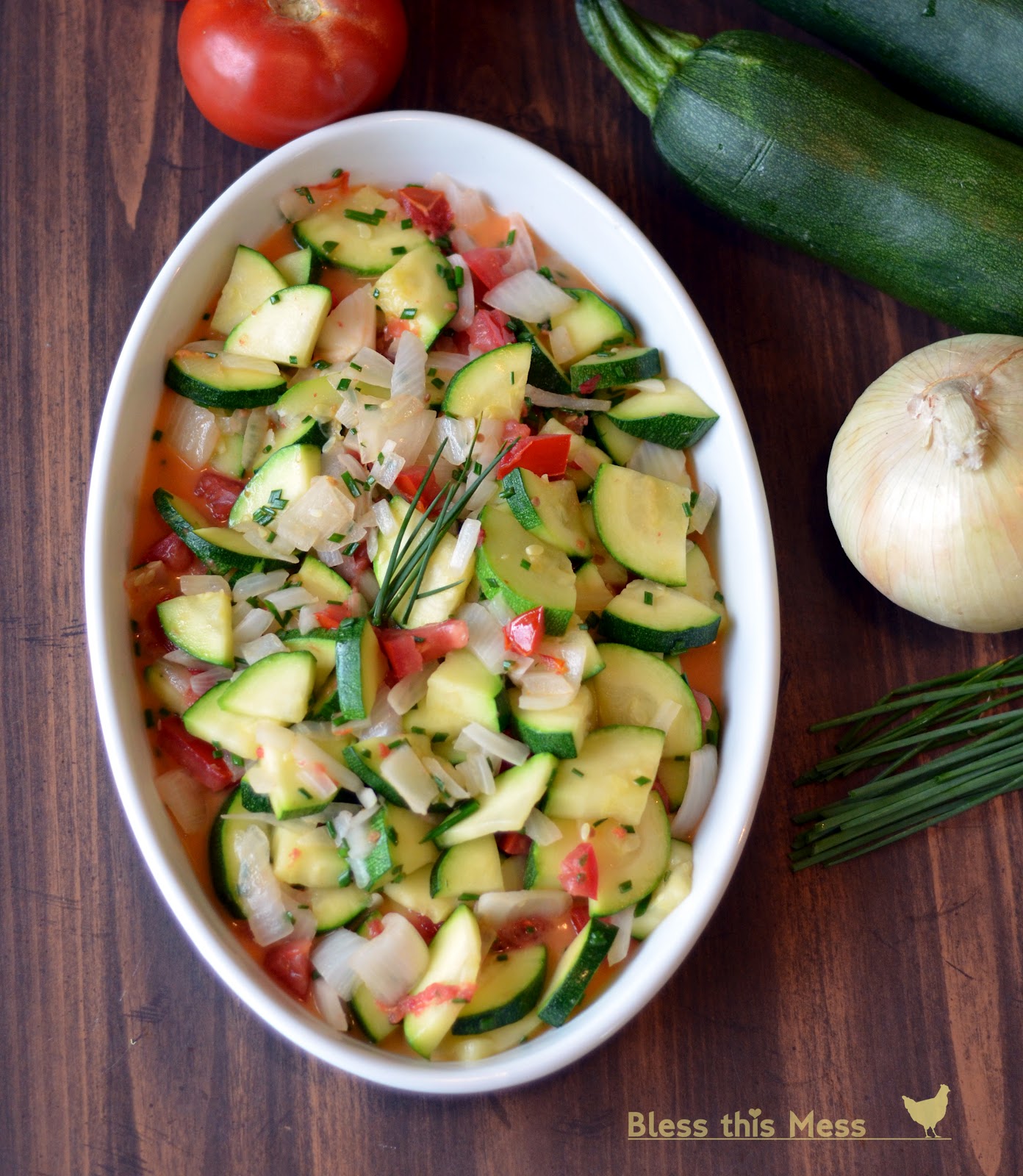 Zucchini Side Dish — Bless this Mess