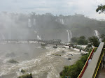 Iguacu Falls has a 2 mile trail