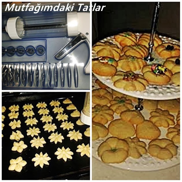 BİSKÜVİ MAKİNASINDA KURABİYE Mutfak Ve Tatlar