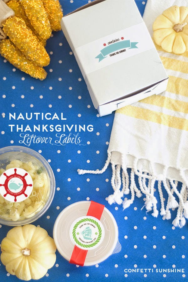 Nautical by Nature Nautical Thanksgiving Printables, Tablescapes and Menus