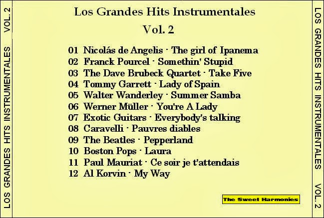 Cd Grandes hit instrumentales vol.2 Hits+v2+back