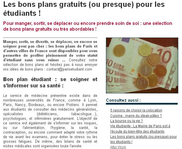 emric93 Quelques bons plans pour les étudiants